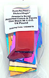 Thin Scrap Dichroic Black Glass coe96