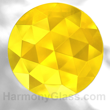 Yellow Stained Glass Jewel