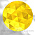 Yellow transparent jewel