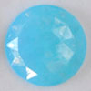 Ja2AQOP 25mm round faceted aqua opal jewel