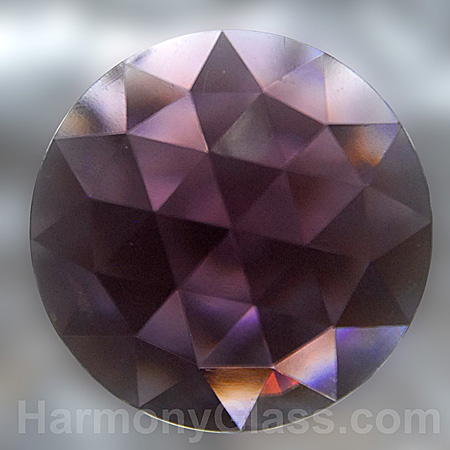 35mm Amethyst stained glass jewel Ja1A