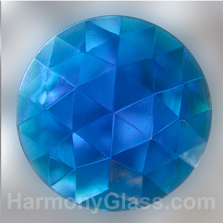 35mm Aqua stained glass jewel Ja1AQ