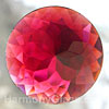 Jd64GP 35mm gold-pink double faceted glass jewel
