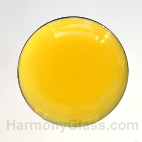 25mm Light Amber glass jewel