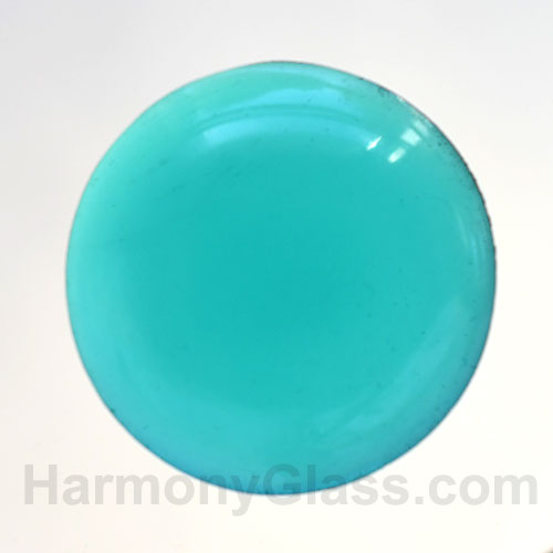 25mm Teal glass jewel